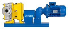 Čerpadla s pogumovanými rotačními písty výrobce Boyser série LB-S řady LB-S/70 a LB-S/90 pro průtoky až do 45 m3/h. Boyser LB-S