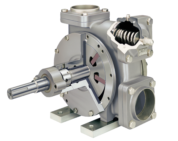 Stainless steel vane pumps for corrosive fluids flows up to 60 m3/hr and pressures of 7 bar Blackmer SNP