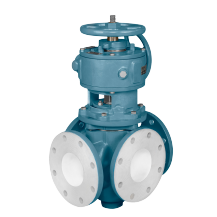 DeZurik 4 Way Plug Valve