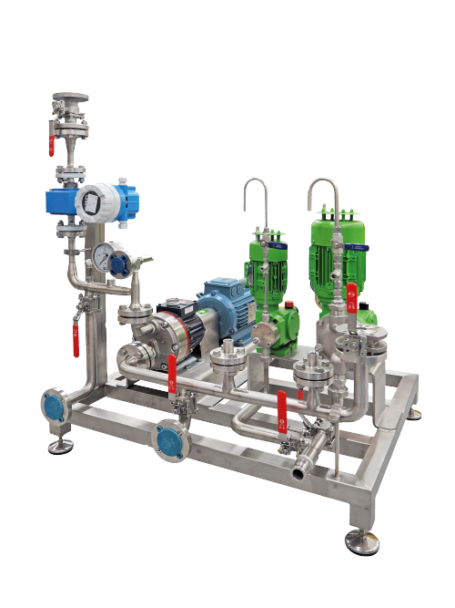 In-line injection & pressurizing unit system 