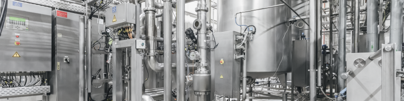 Aseptická procesní technologie Aseptická procesní technologie z nerezové oceli pro hygienickou výrobu, zpracování a dopravu produktů s vysokými nároky na mikrobiologickou bezpečnost