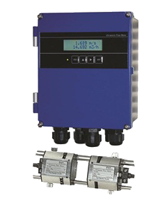 Fastmontert “clampon” ultralyd flowmåler Fuji Electric Time Delta C
