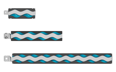 Abbildung der drei unterschiedlichen Druckstufen einer Exzenterschneckenpumpe