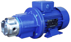 stainless steel mag drive vane pumps with no flow pulsation flows to 2 m3/hr and pressures of 13 bar. Gruppo Aturia - SVM Rotary Vane Pump