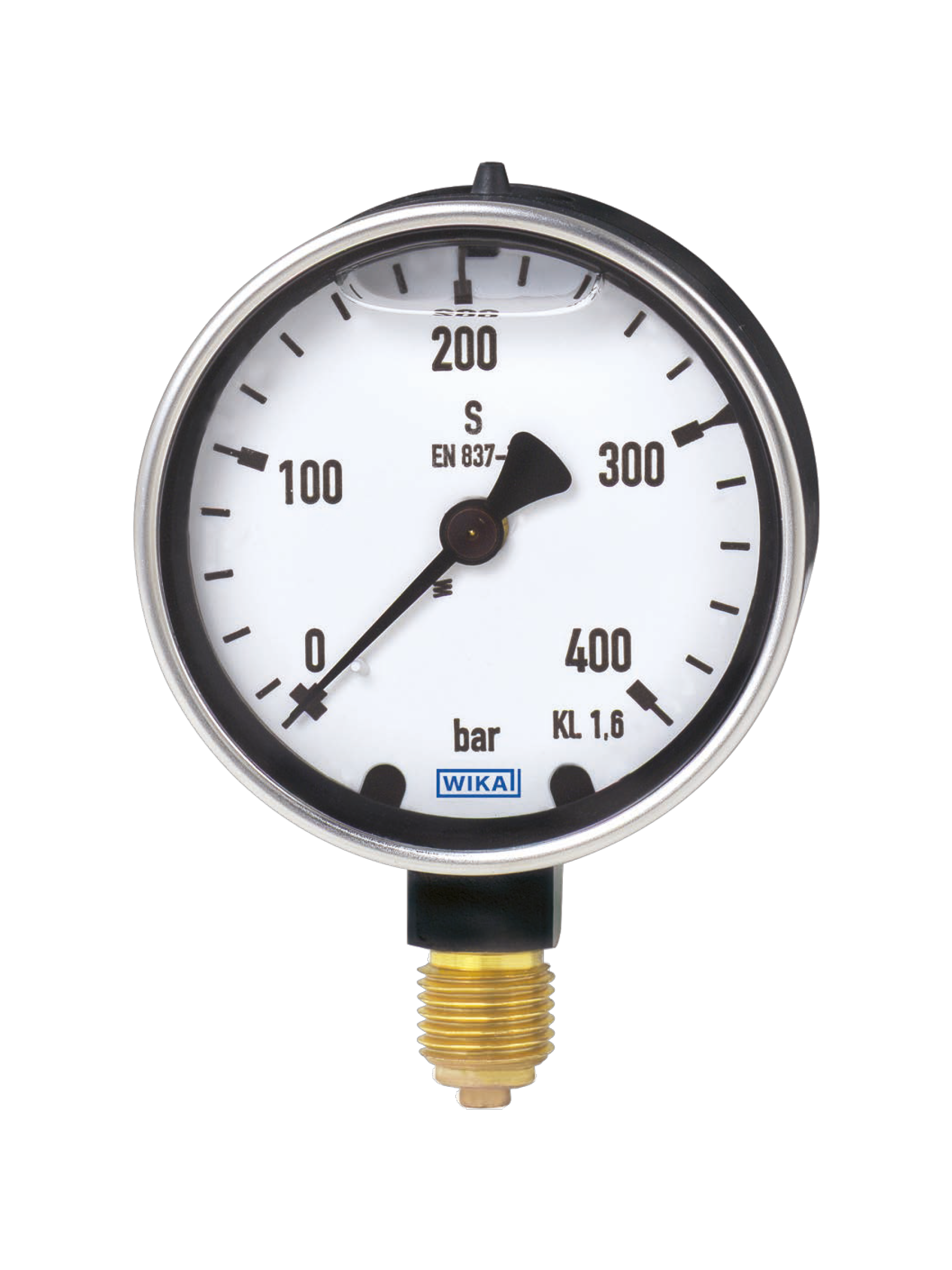 Manometer for områder med vibrasjoner og pulserende medier WIKA manometer type 213.40