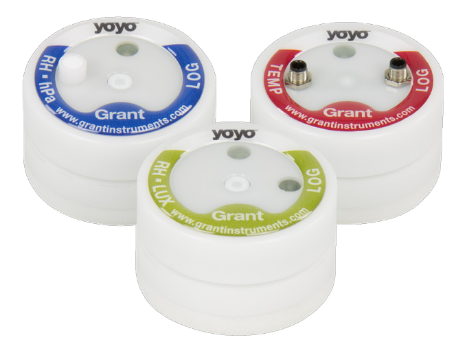Enkle dataloggere for utendørs bruk. Grant Yoyo