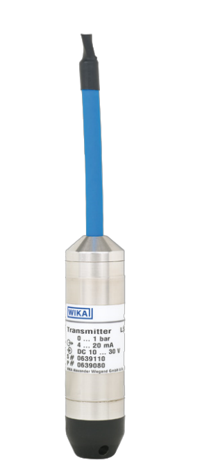 Prisgunstig nedsenkbar trykktransmitter. WIKA type LS-10