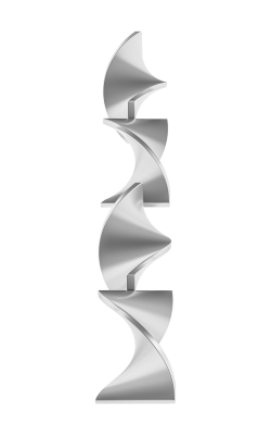 Mischelement mit wendelf&ouml;rmiger Geometrie