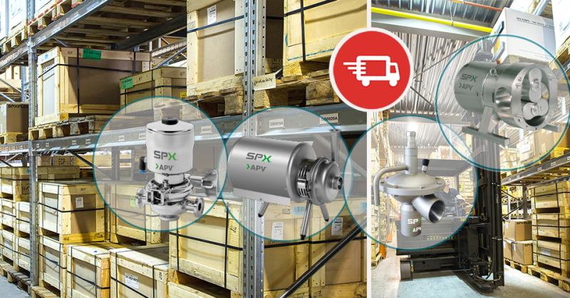 Sanitary valves and pumps for quick delivery from AxFlow