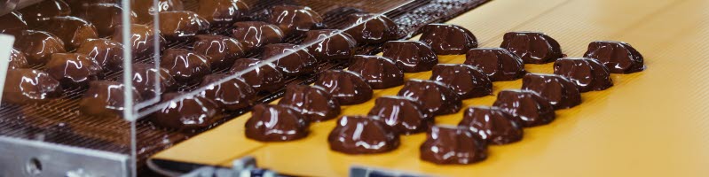Čerpání čokolády a viskózních potravinářských produktů Čokoládové výrobky jako příklad viskózního a citlivého potravinářského média vhodného pro šetrné čerpání rotačními písty