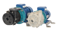 Mag drive or mech sealed pumps for flows to 50 m3/hr Argal ROUTE