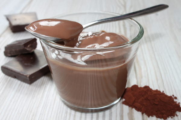 Chocolate pudding with mix chocalte powder
