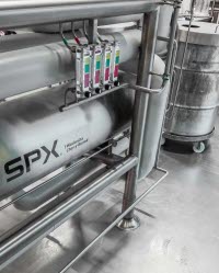 Schabewärmetauscher mit Messsystem