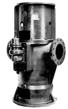 Bomba de três parafusos Houttuin - Gama Auto-ferrante de configuração vertical para líquidos não lubrificantes