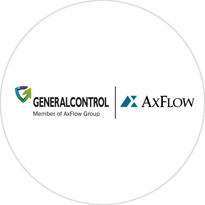 Dual brand logotype General Control & AxFlow