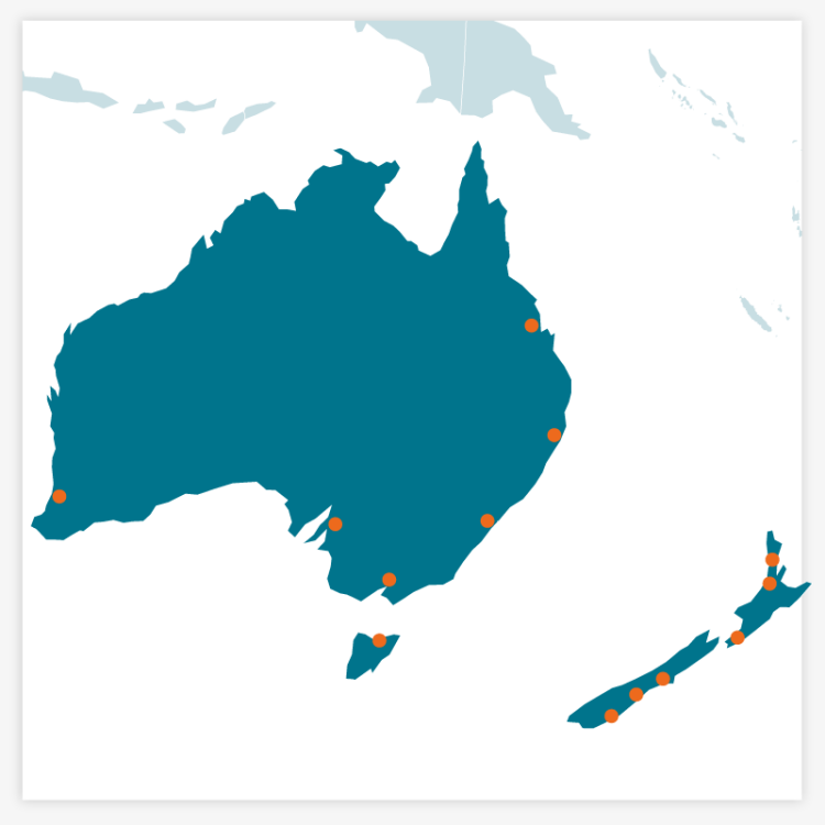 AxFlow Offices in North America And Oceanian continent
