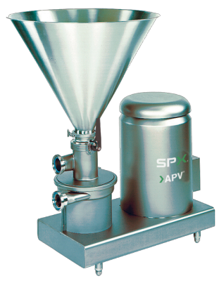Práškový mixér APV TPM+ Hygienický práškový mixér APV TPM+ pro efektivní zapracování práškových surovin do kapaliny při výrobě potravinářských produktů