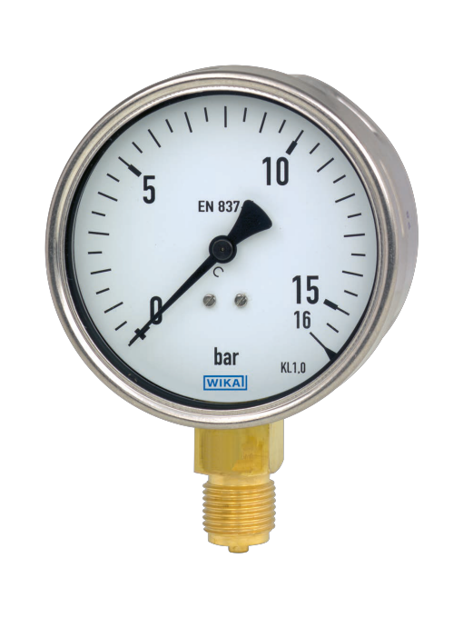 Manometer tilpasset industrien WIKA manometer type 212.20