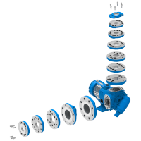 Modulární připojení ProPort pro čerpadla Viking Universal Gen4 Modulární systém procesního připojení ProPort pro zubová čerpadla Viking Universal Gen4 umožňující flexibilní volbu velikosti a konfigurace přírubového připojení.