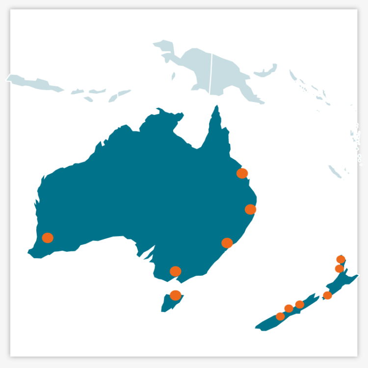 AxFlow Offices in North America And Oceanian continent