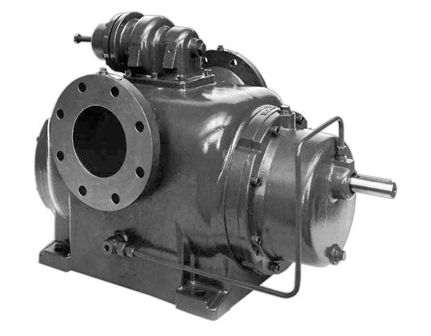 Bomba de parafuso horizontal autoferrantes para líquidos não lubrificantes. Bomba de três parafusos Houttuin - Bombas de parafuso horizontais para líquidos não lubrificantes