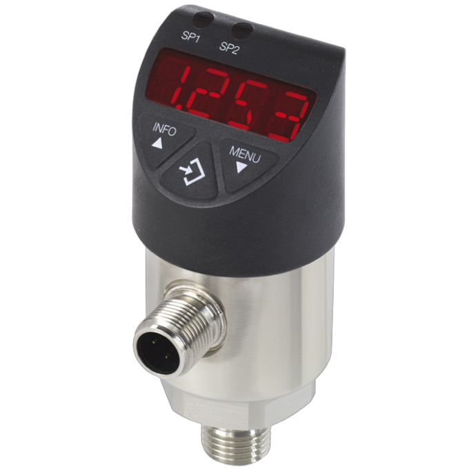 Elektronisk trykkvakt med display. WIKA type PSD-30