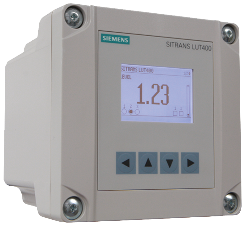 Ultralyd nivåmåling, pumpestyring, mengdemåling i åpne renner. Siemens Sitrans LUT 400